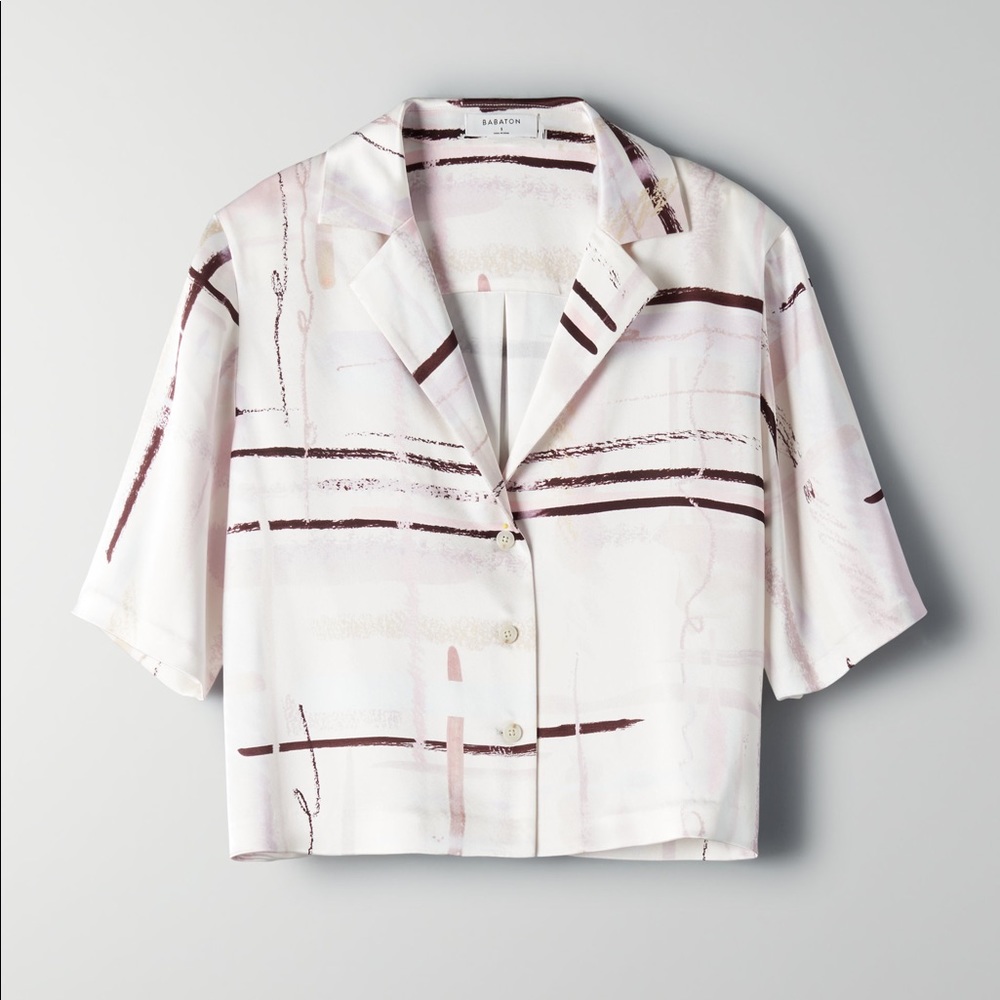 Aritzia Babaton Aldus Button Up -